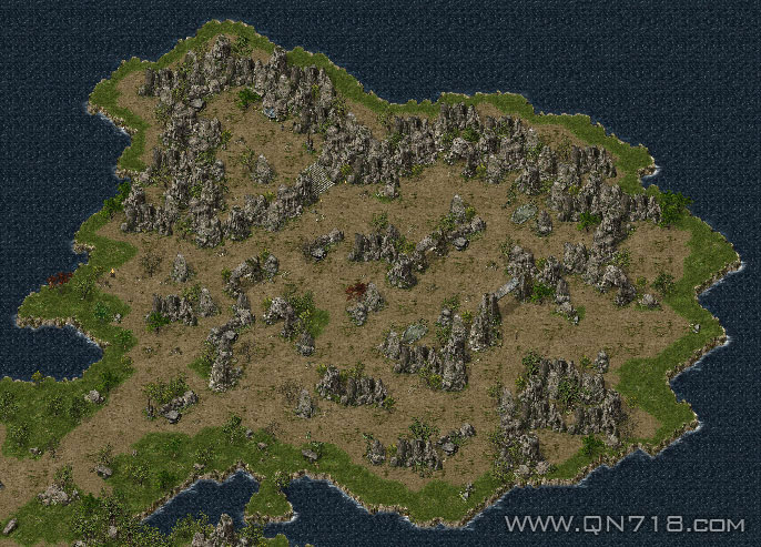 千年游戏里长城以南大地图有个地点叫做石头山，这里有石头人和石大王